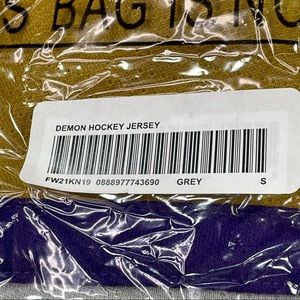Supreme | Shirts | Supreme Grey Demon Hockey Jersey Sz Small Shirt 本物の製品を販売する demon hokey supreme jersey その他
